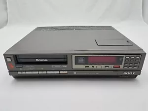 Sony Betamax SL-C40ES PAL Videoregistratore Vintage - VHS Cassette Recorder - DIFETTOSO - Foto 1 di 14