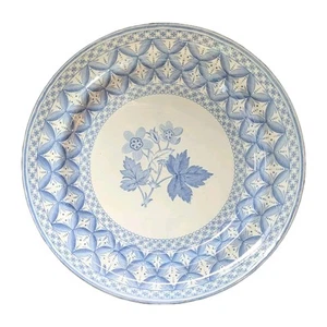 Antique c. 1820 Spode Pearlware Blue Transfer Plate Geranium ~ 200+ Years Old ~B - Picture 1 of 6