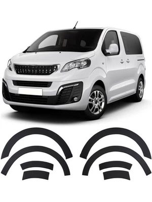 Passend für Peugeot Expert 2018 Up Radläufe Kotflügelverbreiterung Schwarz... - Bild 1 von 4