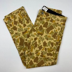 Todd Snyder Pants Mens 31 x 30 Duck Camo Canvas Button Fly Casual Straight - Picture 1 of 6