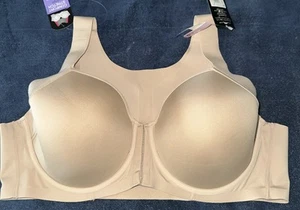 Bali Women Bra 42D Beige Classic Support Wireless Cool Comfort Fabric NWT - Picture 1 of 6