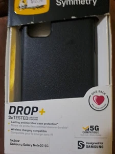 Otterbox Symmetry Series Custodia per Samsung Galaxy Note20 5G - Nero - Foto 1 di 1