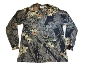 Camisa Ranger De Colección Para Hombres XL Camuflada Roble Mossy Bolsillo Manga Larga AOP Caza - Imagen 1 de 4