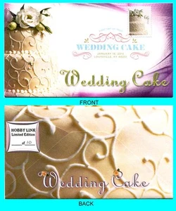 Wedding Cake .66  First Day Cover with Color Cancel - Foto 1 di 1