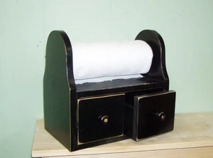 Paper Towel Holder / Recipe Box / Counter Top Paper Towel Rack / Kitchen Storage - Picture 1 of 6