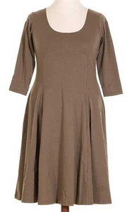 Vestido BORIS INDUSTRIES Jersey Empire Style 38 (1) verde topo media manga - Imagen 1 de 1