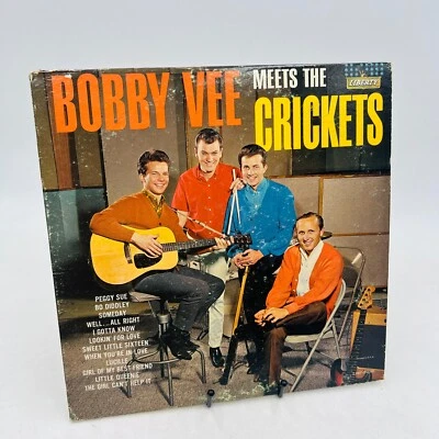 Bobby Vee - "Meets The Crickets" - LP 1963  B2G2 FREE - Image 1 of 4