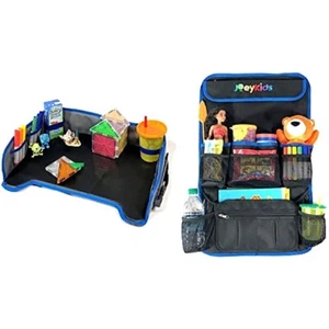 Car seat organizer & activity tray for backseat kids travel accessories holder - Picture 1 of 6