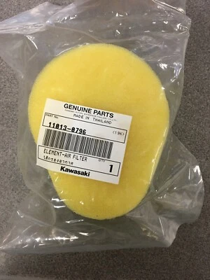 Elemento de filtro de aire genuino Kawasaki OEM KLX140 KLX140L KLX140G 11013-0796 Foto 1 de 2