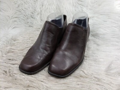 Botines informales de cuero marrón HILLARD & HANSON zapatos talla 10 Foto 1 de 4