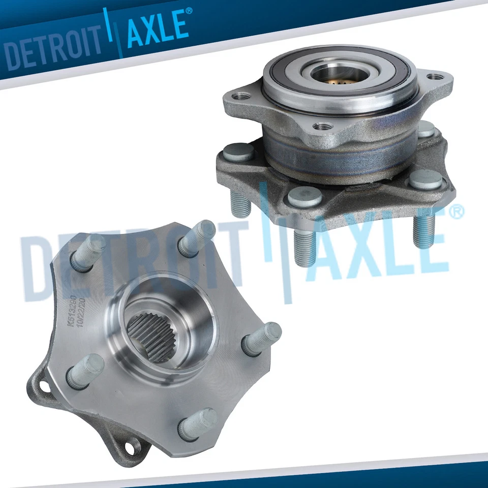 Pair Front Rear Wheel Bearing & Hub for 2006 - 2012 Suzuki Grand Vitara Kizashi — 第 1/4 张图片