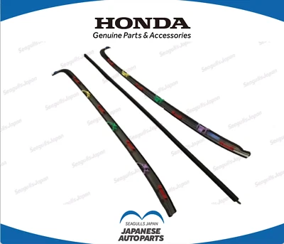 Juego superior HONDA Genuino Civic 92-95 MOLDURA FR PARABRISAS LATERAL DERECHO OEM Foto 1 de 4