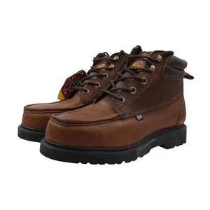 Justin Arbeitsstiefel Herren UK 11 braun Leder Stahlkappe Chukka WK911 Outdoor neu mit Etikett - Bild 1 von 10