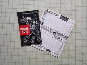 1967 OFFIZIELLES SCOREBOOK CHICAGO WHITE SOX SCOREKARTE - Bild 1 von 11