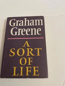 A Sort of Life by Graham Greene Hardcover Book 1971 First Edition - Picture 1 of 12