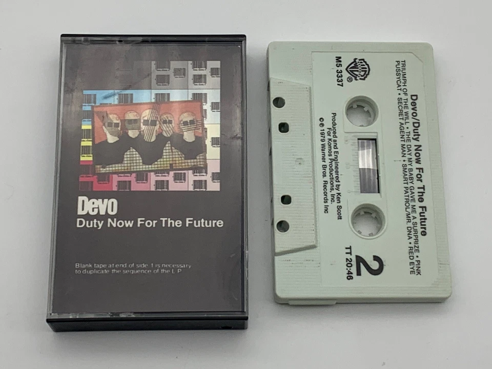 Devo Duty Now For The Future Cassette Tape 1979 Warner Brothers M5 3337 — 第 1/4 张图片