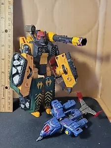 Transformers 2003 Universe Ultra Class Decepticon Tankor And Obsidian As Seen - Picture 1 of 6