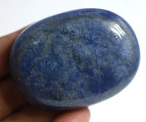Piedra preciosa de lapislázuli azul natural con forma ovalada de 375,80 quilates con certificación EGL DE2899 - Imagen 1 de 3