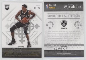 2015-16 Panini Excalibur Rookies Gold /25 Rondae Hollis-Jefferson #163 Rookie RC