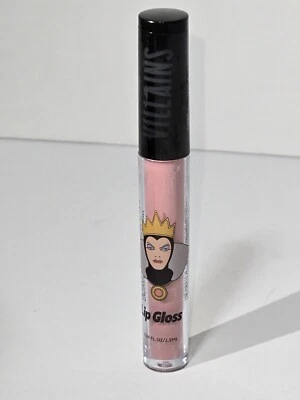 НОВЫЙ розовый блеск для губ Disney VILLAINS Evil Queen без жестокости 0,08 жидкой унции - Изображение 1 из 4