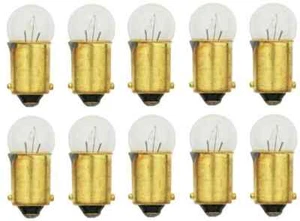 #53 Light Bulb Miniature Gauge Cluster Instrument Panel 12V G3-1/2 NEW BOX of 10 - Picture 1 of 3