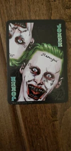 2016 SDCC COMIC CON EXCLUSIVE MATTEL DC SUICIDE SQUAD PROMO CARD JOKER - Picture 1 of 1