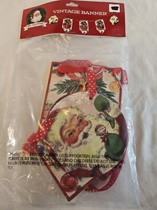 Mr. Christmas NEW Vintage Inspired Red JOY Banner Christmas Holiday NIP - Picture 1 of 4