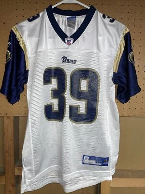 Camiseta deportiva juvenil Stephen Jackson #39 St. Louis Rams Reebok NFL talla L 14-16 Foto 1 de 4