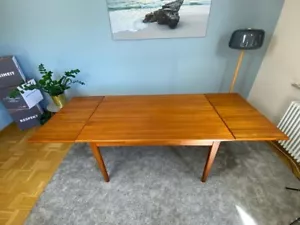 Vintage 60er Teak Esstisch Schreibtisch Danish Mid-Century 60s Dining Table Desk - Bild 1 von 3