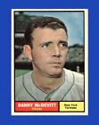 1961 Topps Set-Break #349 Danny Mcdevitt EX-EXMINT *GMCARDS*