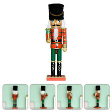  Plaid Gift King Desktop Nutcrackers Ornament Figures Lattice