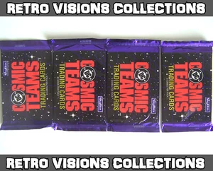 DC Cosmic Teams Trading Cards - 4 x Sealed Trading Card Packs - Picture 1 of 2