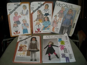 VINTAGE M: McCall S: simplicity patterns 40's-80's 4? uncut 3 mo - 2 year - Picture 1 of 25