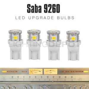 4 piezas Saba 9260 de colección esfera receptora estéreo LED 8V medidor bombilla actualización - Imagen 1 de 4