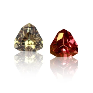 Natural Color Change Garnet 1.10 Carat 6.5x6.5 MM Trillion Shape Faceted Gem - Picture 1 of 9