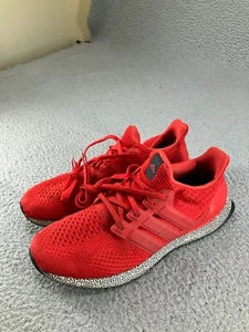 Adidas UltraBoost 5.0 DNA Mens 9.5 Red Running Shoes Sneakers Trainers - Picture 1 of 20