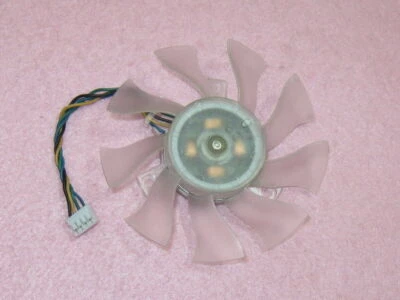 Cooler Fan For ATI NVIDIA YD128015EL 75mm 4 Pin Graphics Card - Image 1 of 2