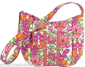 Vera Bradley Lilli Bell Clara Bolso de Mano Cartera Verde Rosa Naranja Nuevo - Imagen 1 de 4