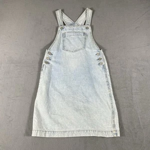 Gap Kids Denim Skirtall Overall Dress Medium Indigo / Girls Size XL (12) - Picture 1 of 9