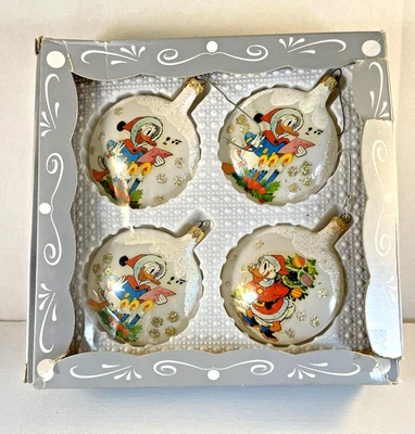 Adornos de vidrio Walt Disney Kurt S Adler,-- Pato Donald Foto 1 de 3