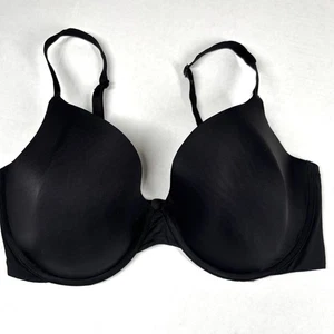 Victoria's Secret Demi T-Shirt BH 36DDD schwarz Bügel leicht gefüttert GUC - Bild 1 von 6