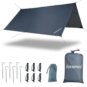 Hängematte Rain Fly 10×10FT - wasserdichte Campingplane tragbare Zeltplane Premi - Bild 1 von 8