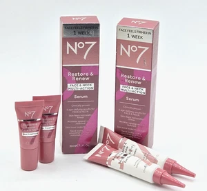 LOT Of 8 No7 Restore & Renew Multi Action Serums & Eye Creams New - Picture 1 of 5