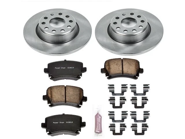 Kit de pastillas de freno trasero y rotor para Audi A3 Quattro 2007 2008 2006-2009 VF112VM Foto 1 de 1