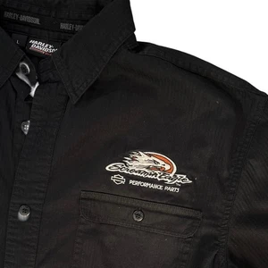 Harley Davidson Screamin Eagle Performance Parts Gr. L Button Up Hemd schwarz - Bild 1 von 5