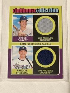 Freddie Freeman / Steve Garvey Reliquia Doble 2024 Heritage Alto Número 37/75 - Imagen 1 de 2