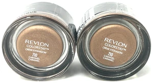 (2) Revlon Colorstay Creme Eyeshadow w/ Built-In Brush Sealed 710 - Caramel - Picture 1 of 3