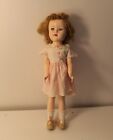 Vintage Antyczna lalka Shirley Temple Made in USA 18" Walker Doll Sleep Eyes