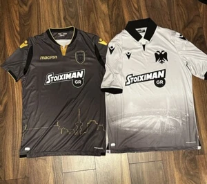 PAOK ΠΑΟΚ FC Limited Edition Match Shirts (Very Rare) - Picture 1 of 9