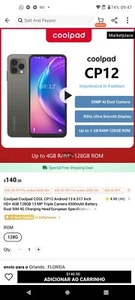 Coolpad COOL CP12 Android 13 6.5" HD+ 4GB 128GB 13MP Triple Camera Europeon Vers - Picture 1 of 5